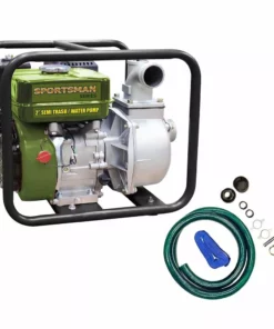 Sportsman Series 2 In. Gasoline Semi Trash Or Water Transfer Pump With Complete Hose Kit