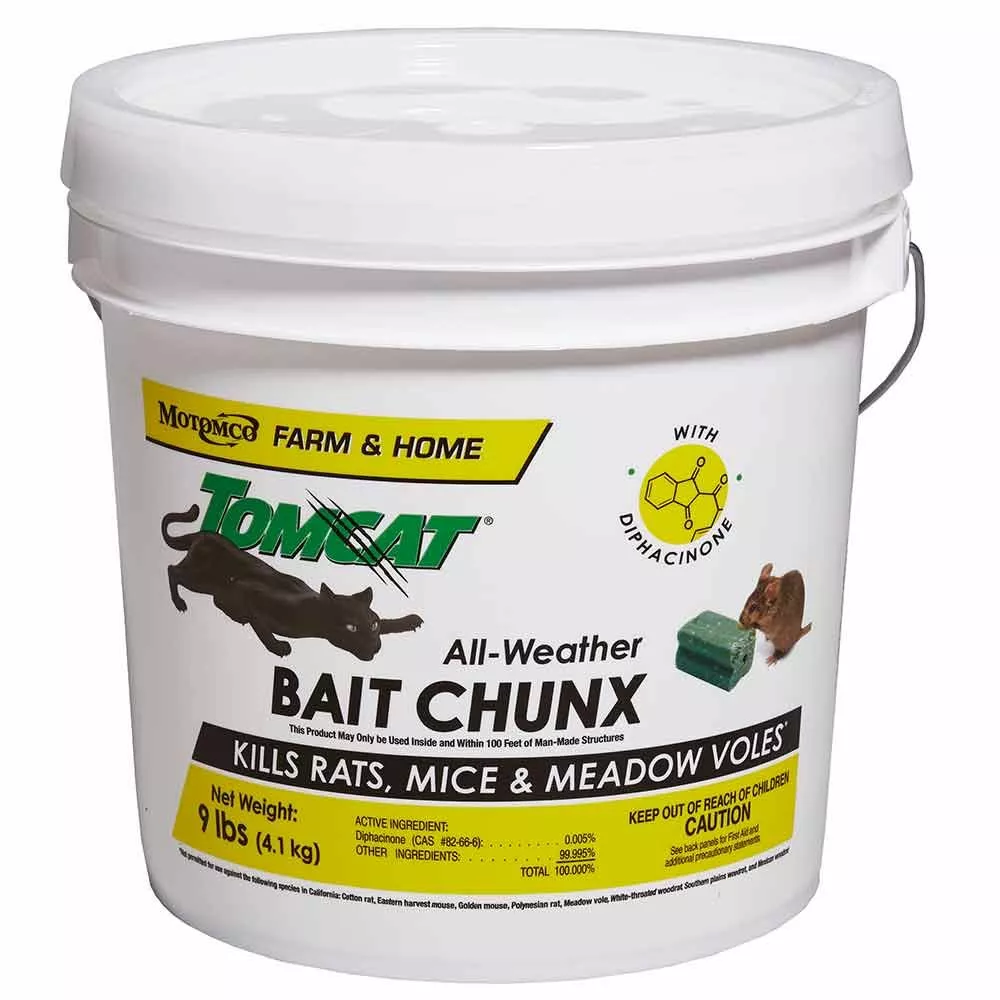 Tomcat All-Weather Bait Chunx 9 Lb. 3 Tomcat All-Weather Bait Chunx 9 Lb.