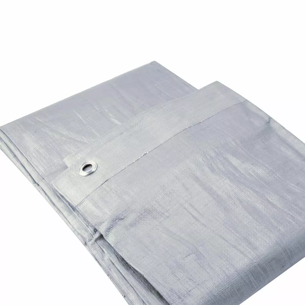 Erickson Heavy Duty Silver Poly Tarp 4 Erickson Heavy Duty Silver Poly Tarp - Image 2