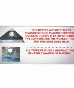 Erickson Heavy Duty Silver Poly Tarp 15 Erickson Heavy Duty Silver Poly Tarp -Farm & Ranch best sale 1010698b