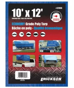 Erickson All Purpose Blue Economy Grade Tarp -Farm & Ranch best sale 1010966new