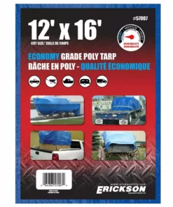 Erickson All Purpose Blue Economy Grade Tarp -Farm & Ranch best sale 1227913new
