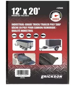 Erickson Industrial Grade Truck/Trailer Tarp W/D Rings
