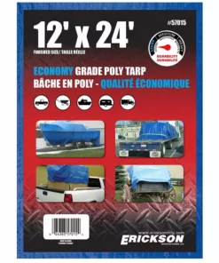 Erickson All Purpose Blue Economy Grade Tarp -Farm & Ranch best sale 5380217new