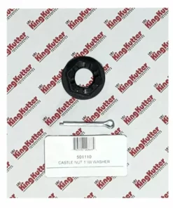 King Kutter Castle Nut With Washer 1 In.