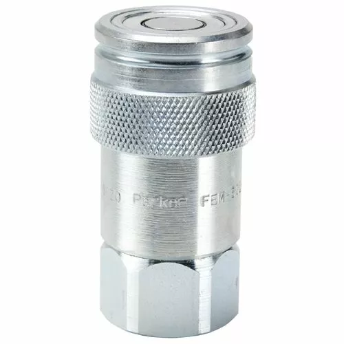 Pioneer Female O-Ring Boss Flush Face Coupler 7/8 (-10) 3 Pioneer Female O-Ring Boss Flush Face Coupler 7/8 (-10)