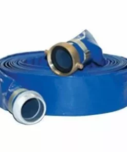 Hose Coupled Blue Pvc Discharge 2 X 25 Ft