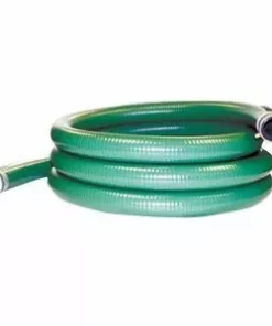 Hose Coupled Pvc Suction 2 X 15 Ft Green