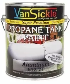 Van Sickle Propane Tank Paint Aluminum