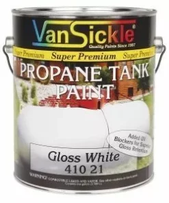 Van Sickle Propane Tank Paint Gloss White